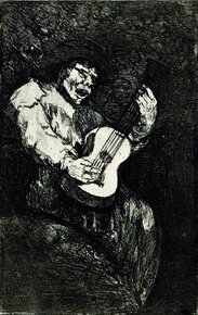Cantante ciego de Goya F